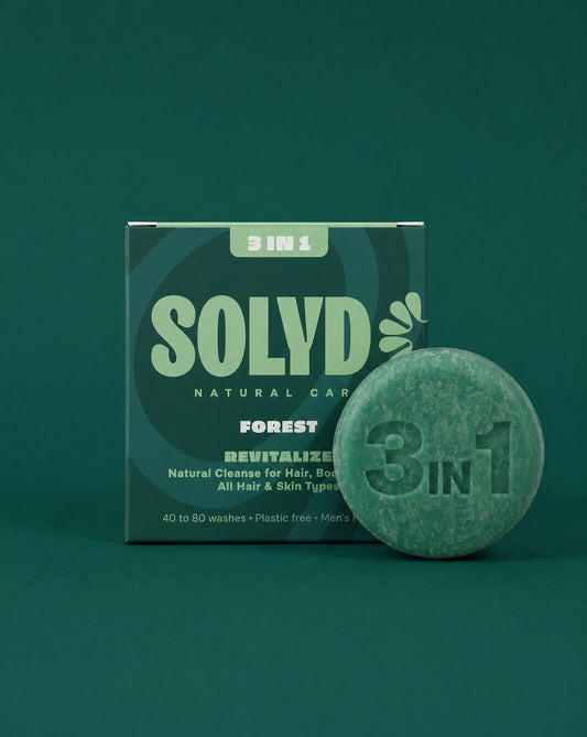 SOLYD 3-in-1 Bar Forest – Haar, Lichaam & Gezicht