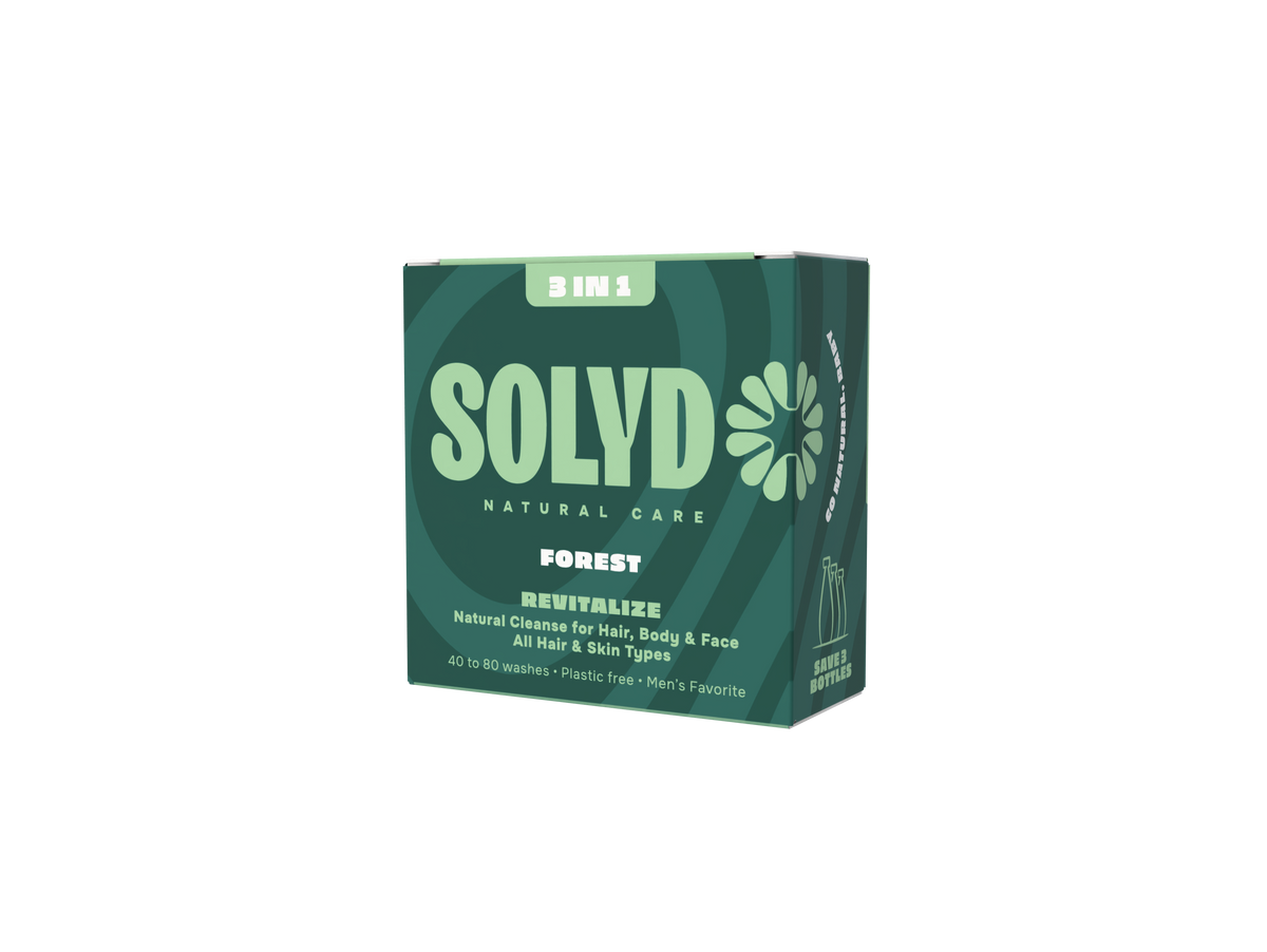SOLYD 3-in-1 Bar Forest – Haar, Lichaam & Gezicht