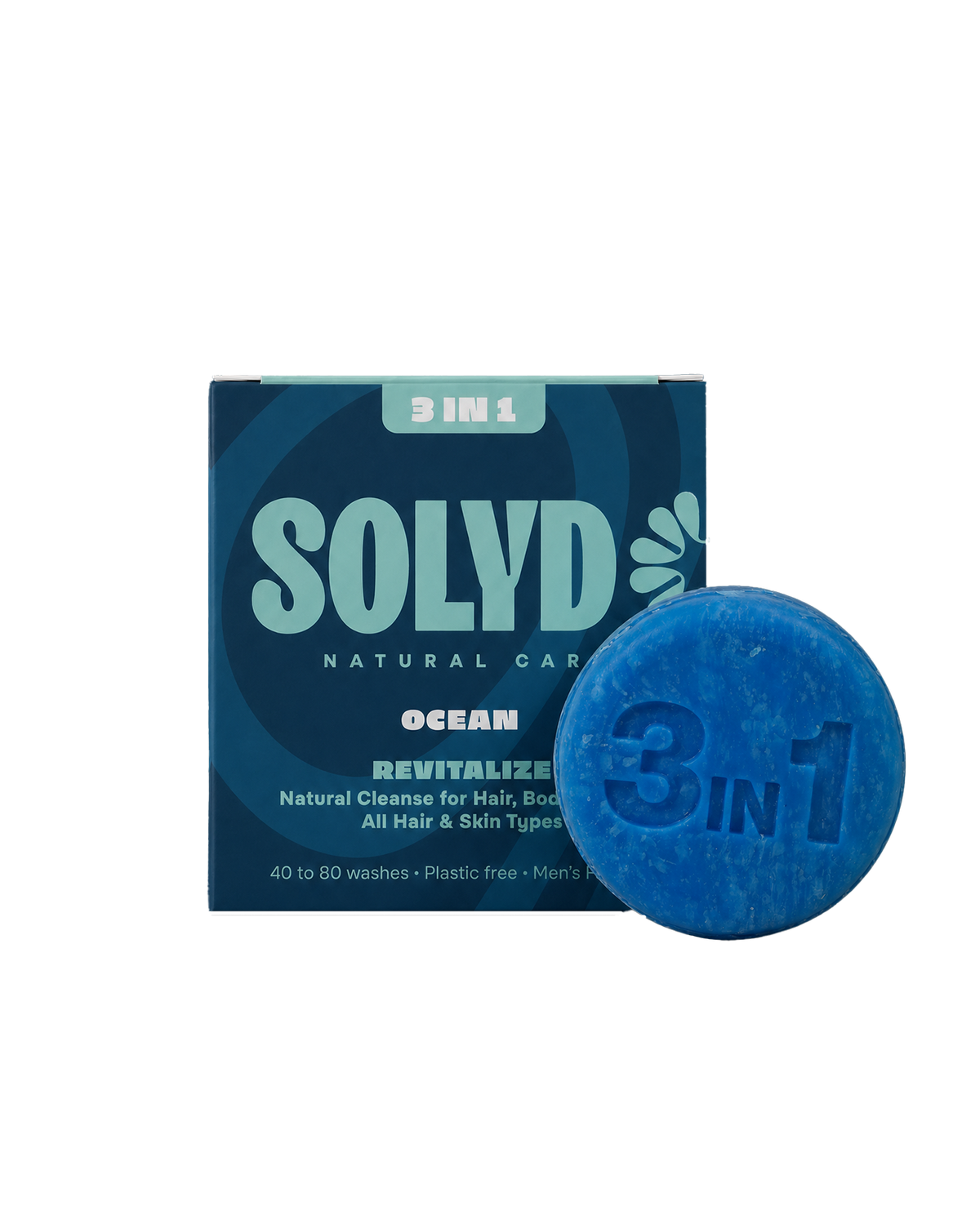 SOLYD 3-in-1 Bar Ocean – Haar, Gezicht & Lichaam