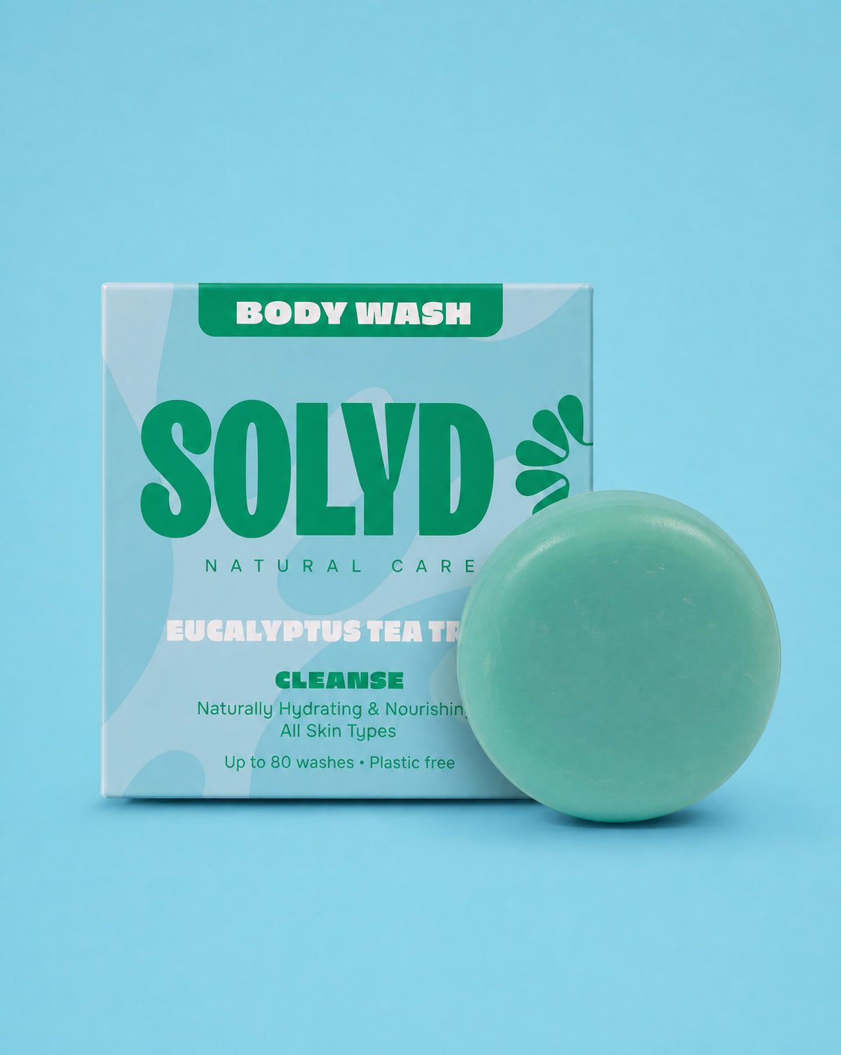 SOLYD Body Wash Bar Eucalyptus Tea Tree – Refreshing Care