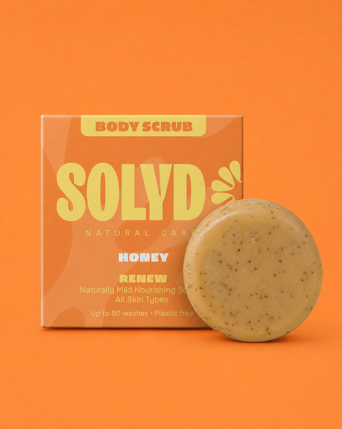 SOLYD Body Scrub Bar Honey