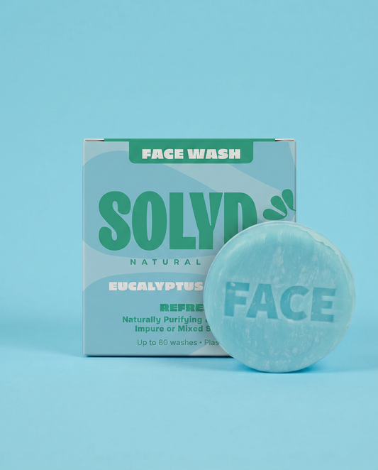 SOLYD Face Wash Bar Eucalyptus Tea Tree