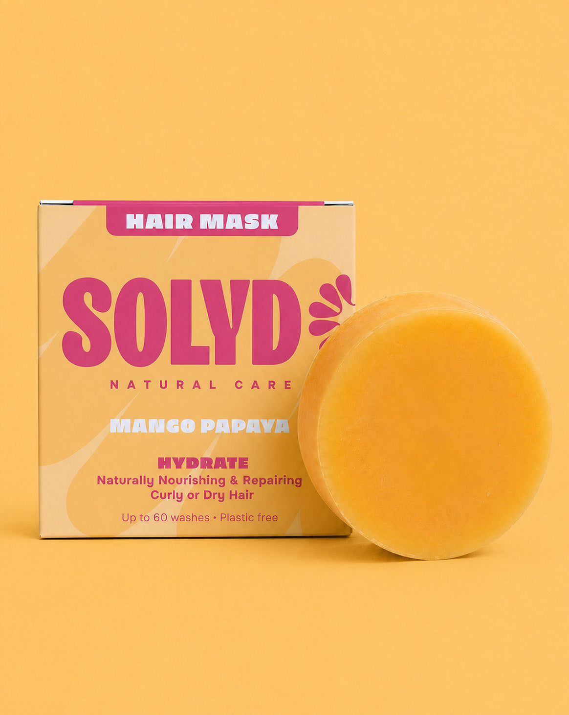 SOLYD Hair Mask Bar Mango Papaya