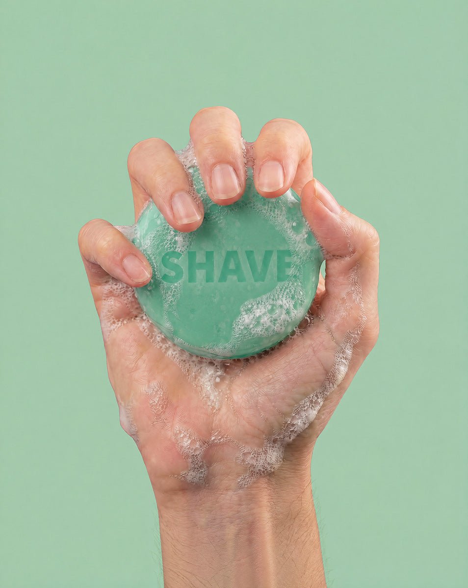 SOLYD Premium Shaving Set – Safety Razor, Aloe Vera & Cucumber Shaving Bar + 10 Blades