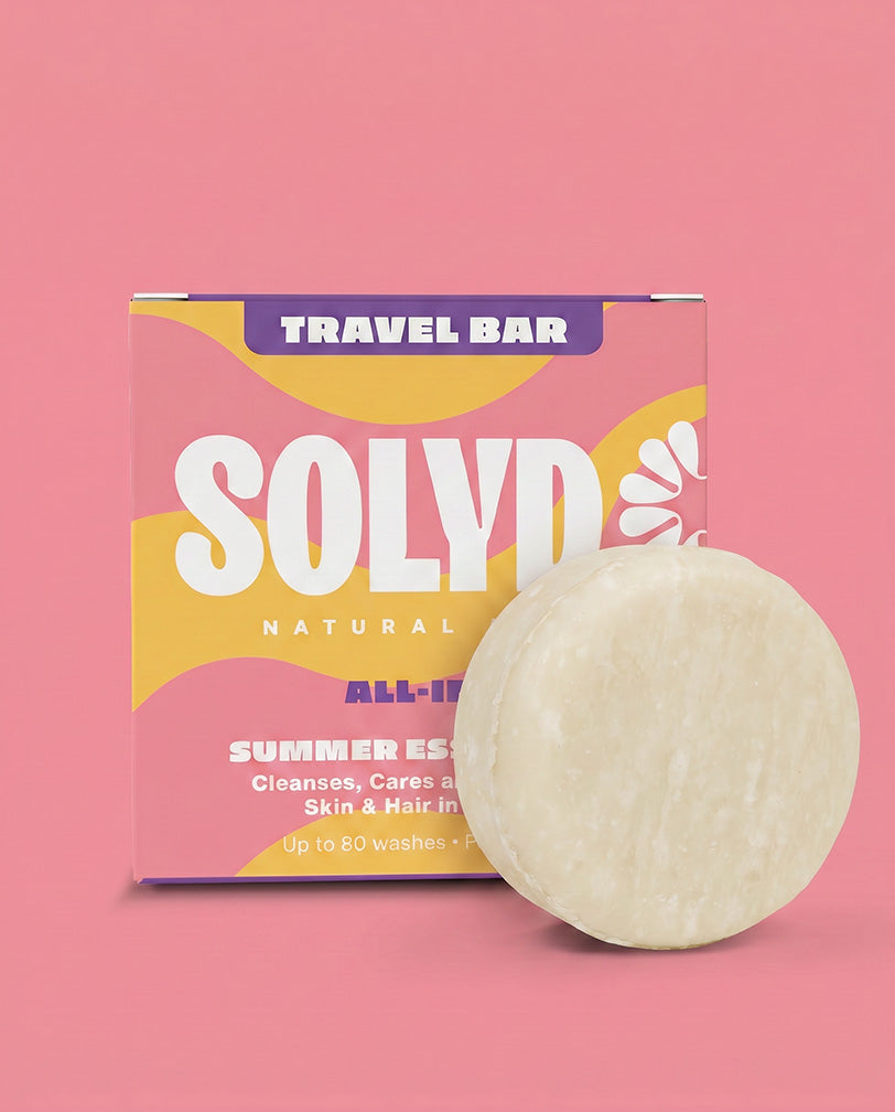 SOLYD All-in-1 Travel Bar – Shampoo, Body & Face
