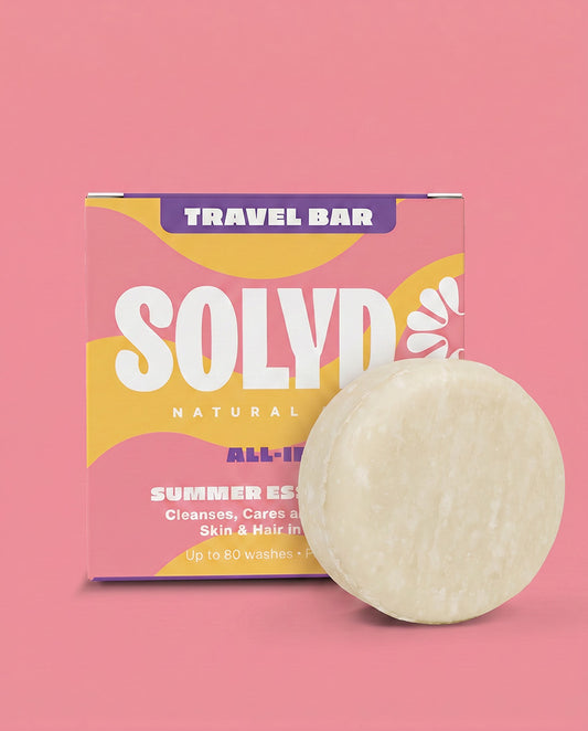 SOLYD All-in-1 Travel Bar – Shampoo, Body & Face