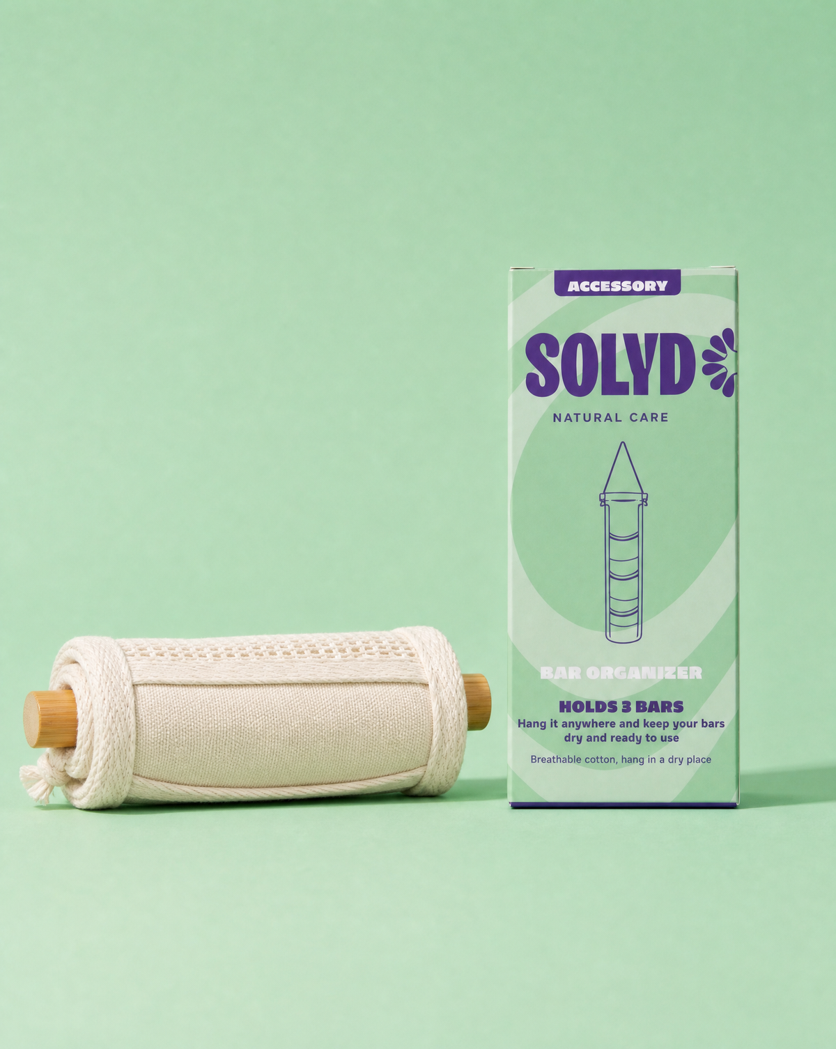 SOLYD Bar Organizer – Hanging Storage for Solid Bars