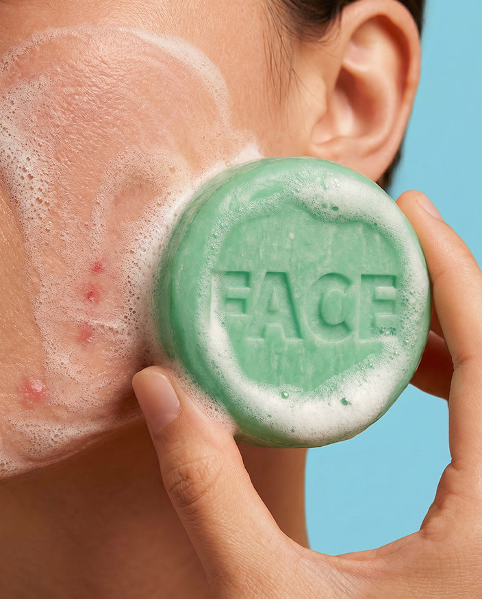 SOLYD Face Wash Bar Eucalyptus Tea Tree